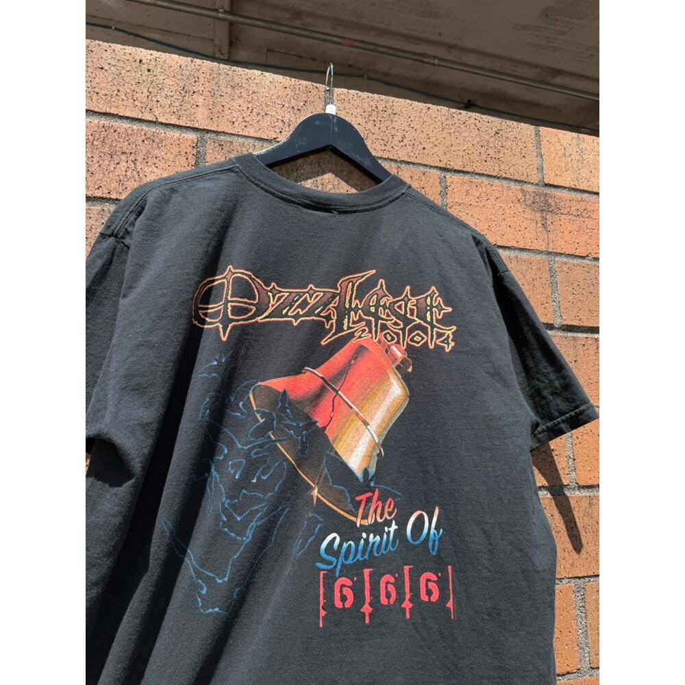 2004 Ozzfest Ozzy Osbourne for President Y2K Vintage Tee Shirt Spirit of 666 - Picture 6 of 6